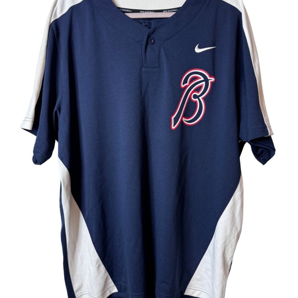 Nike Baseball Braves Jersey Shirt Sz‎ 2X Breakthrough Series Unique EXCELLENT